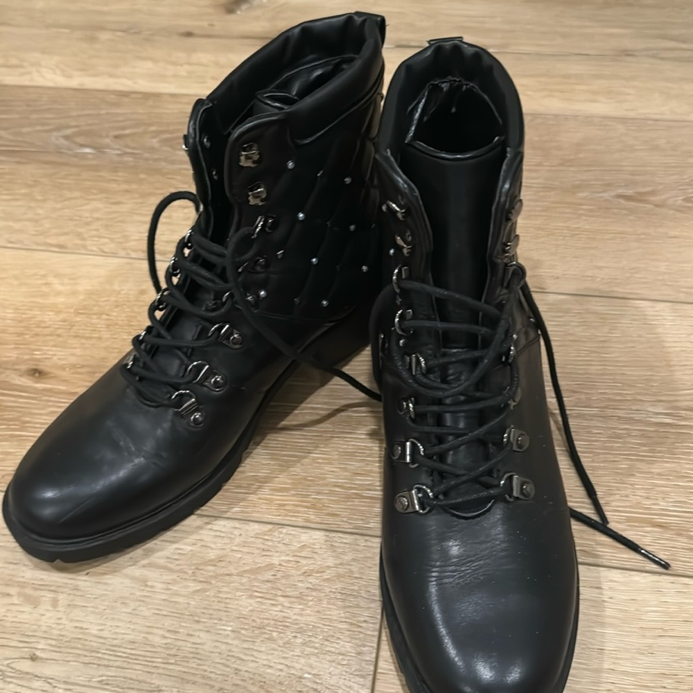 Marc fisher combat studded boots